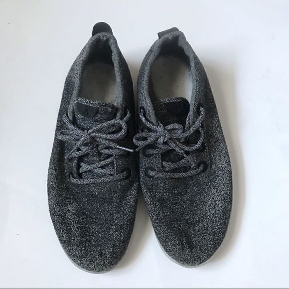 Allbirds merino wool grey running shoes lace up size 13 - Picture 1 of 5
